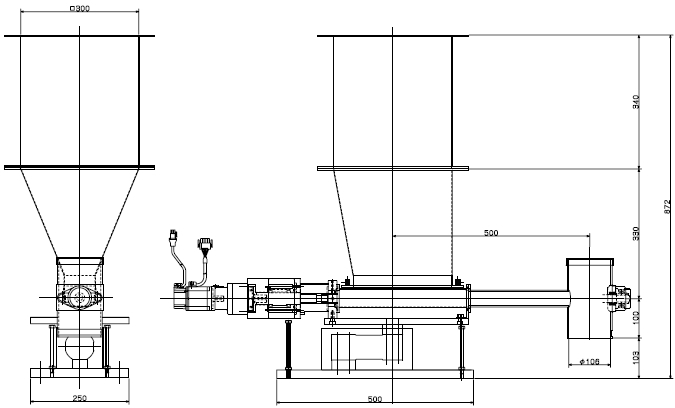 Coil feeder-type (CF) / screw feeder-type (SF)